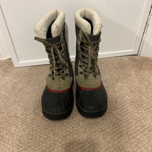L.L. Bean Olive and Black Snow Boots - Picture 2 of 6
